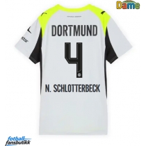 Borussia Dortmund Nico Schlotterbeck #4 Bortedrakt Dame 2025-26 Kortermet